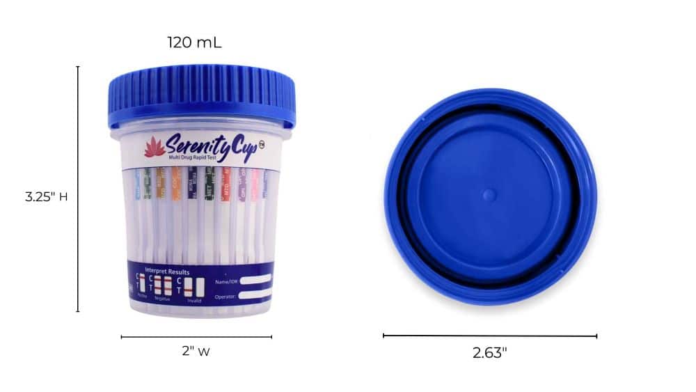 10 Panel Cup MDMA dimensions