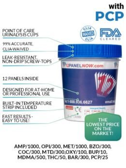 12 Panel Drug Test Cup with PCP