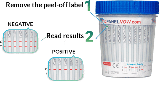 How to read drug test cup - 12 panel now