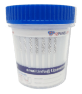 12 Panel Drug Test Cup with TCA no Label