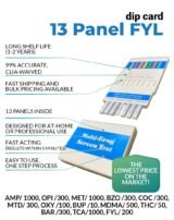 13 Panel Drug Test Dip Card with FEN - 12PanelNow
