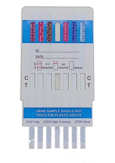 10 Panel Drug Test Dip Card