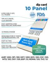 10 Panel Urine Drug Test Dip Card
