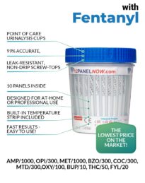 10 Panel Drug Screen Cup with Fentanyl - 12 Panel Now