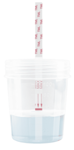 tramadol drug test strips in test cup