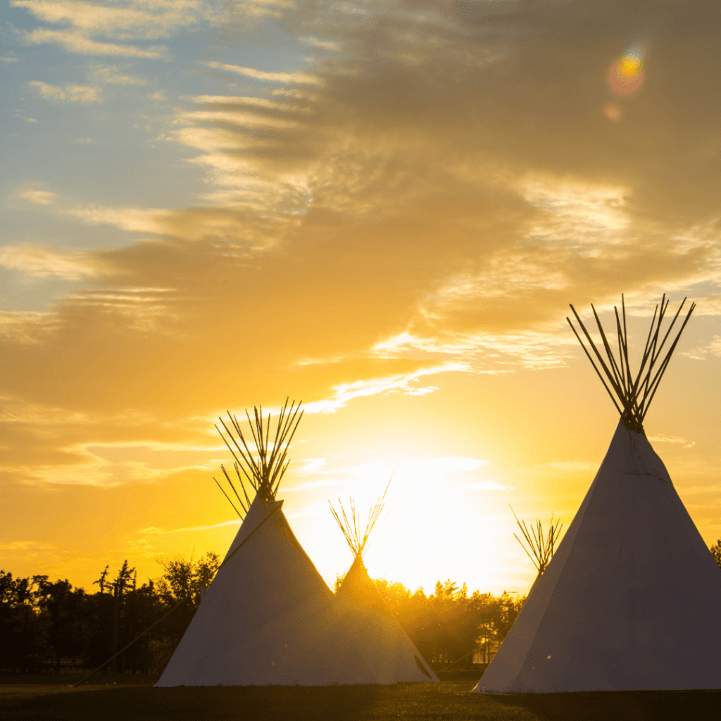 Native American tents