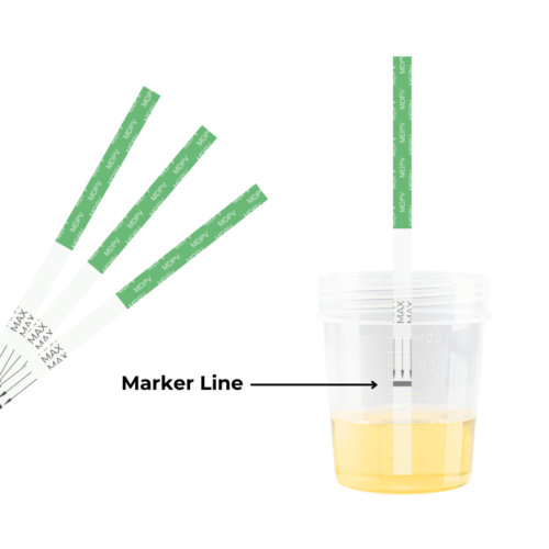 MDPV Bath Salts Urine Drug Test Strip in urine test cup