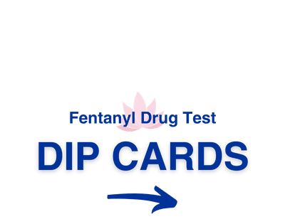 Fentanyl Drug Test Dip Cards with arrow