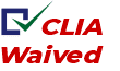CLIA Waived banner