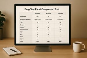 Drug Test Panel Comparison Tool
