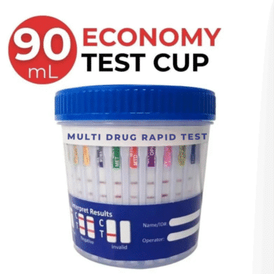 50% Off Blow Out Sale - 12 Panel Drug Test Cup 90ml - Economy, Only good while stock lasts as low as $1.59 per cup while stock last! - Image 2