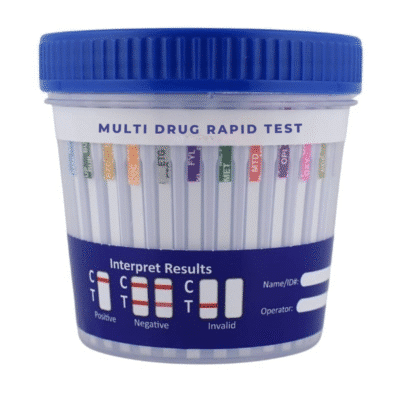 50% Off Blow Out Sale - 12 Panel Drug Test Cup 90ml - Economy, Only good while stock lasts as low as $1.59 per cup while stock last! - Image 1