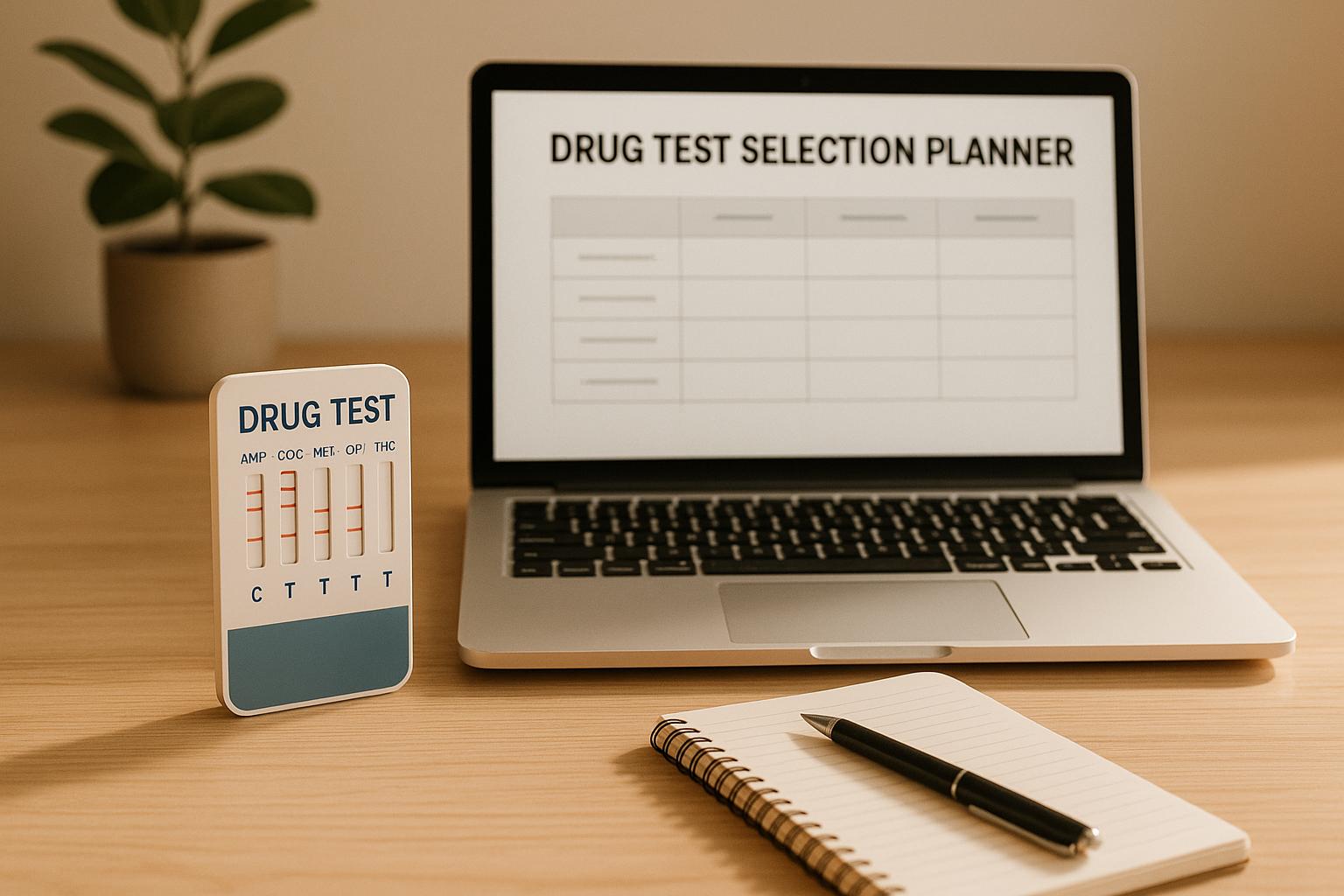 Drug Test Selection Planner