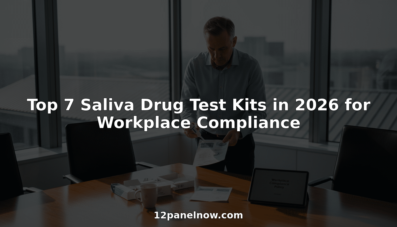 Saliva drug test kits