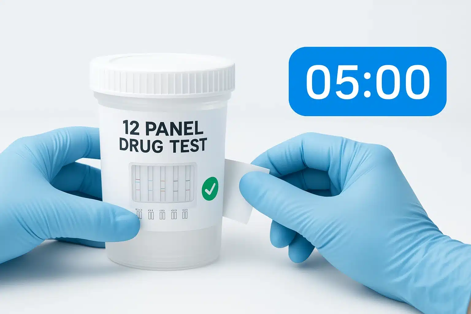 Rapid urine test cups