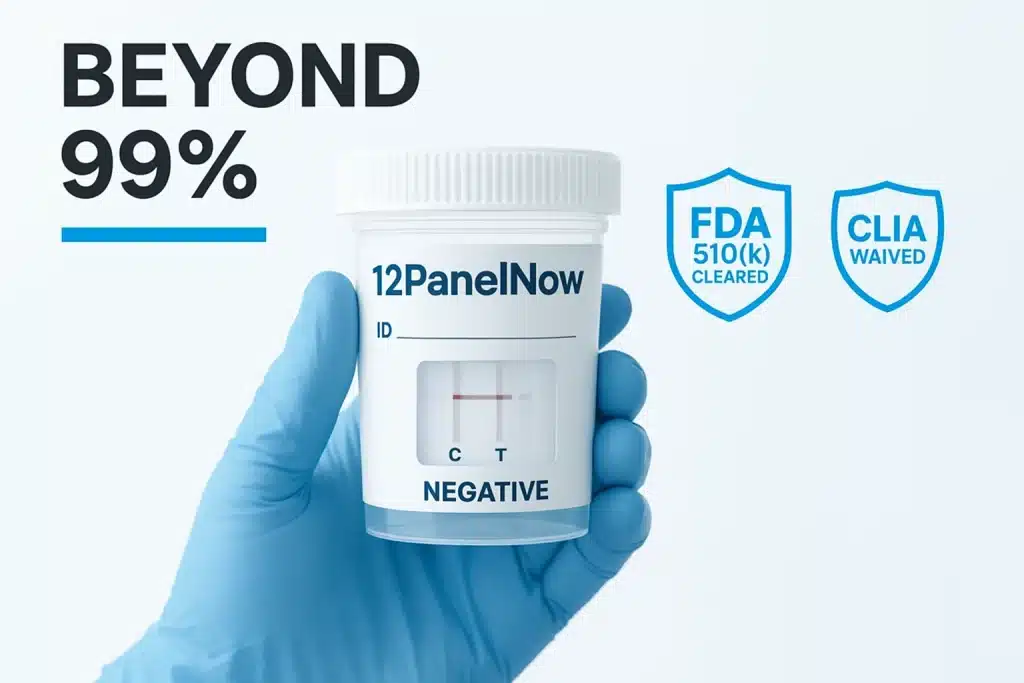 CLIA waived drug test cups