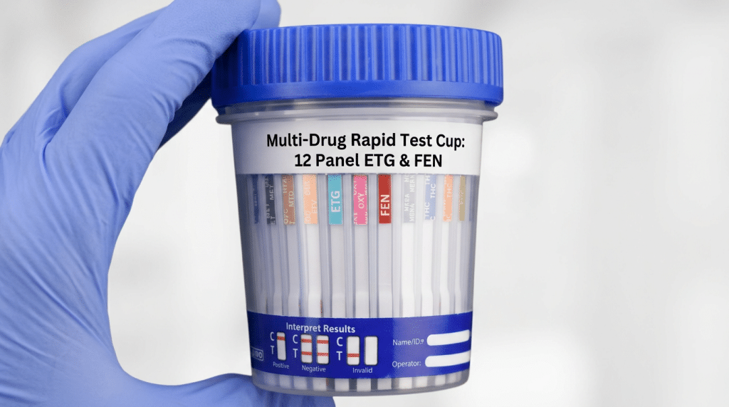 Validated 12-Drug Tests With ETG Alcohol and Fentanyl