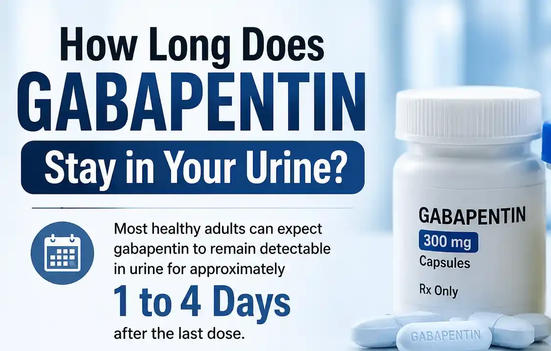 how long does Gabapentin stay in Urine