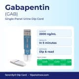 Gabapentin dip card – GAB 2000 ng/mL single-panel urine drug test
