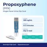 Propoxyphene dip card – PPX 300 ng/mL single-panel urine drug test