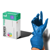 DUKES BIOFLEXX nitrile exam gloves, Large box